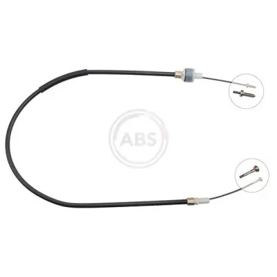 Cable de accionamiento, accionamiento del embrague A.B.S. K21580 Ordenar Ahora Mismo